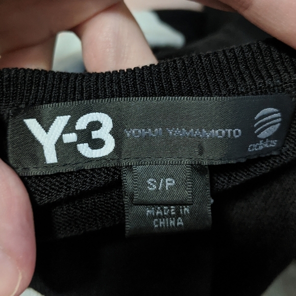 Y-3 Yohji Yamamoto × Adidas color block knit halter dress - Picture 7 of 7